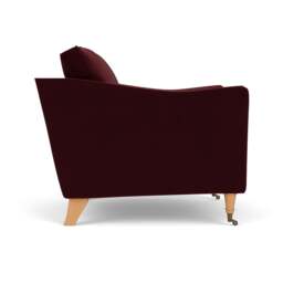 Armchair - Dark Rosehip - Matt Velvet - Robinson - The Cotswold Company - thumbnail 3