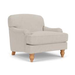 Armchair - Natural - Aquaclean Oxford - Ashbee - The Cotswold Company