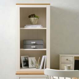 Chalford Warm White Desk Top Bookcase - The Cotswold Company