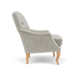 Armchair - Grey Mist - Eco Chenille - Olivia - The Cotswold Company - thumbnail 3