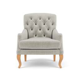 Armchair - Grey Mist - Eco Chenille - Olivia - The Cotswold Company - thumbnail 2