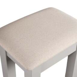 Dressing Table Stool - Chester Dove Grey - The Cotswold Company - thumbnail 4