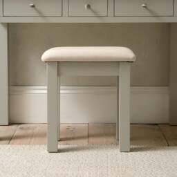 Dressing Table Stool - Chester Dove Grey - The Cotswold Company - thumbnail 1