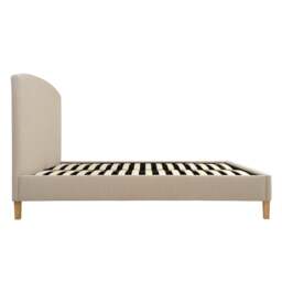 Sand Linen Super King Size Upholstered Bed - Cecily - The Cotswold Company - thumbnail 5