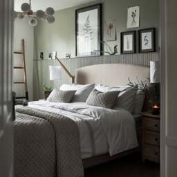 Sand Linen Super King Size Upholstered Bed - Cecily - The Cotswold Company - thumbnail 3