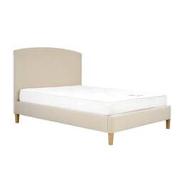 Sand Linen Super King Size Upholstered Bed - Cecily - The Cotswold Company - thumbnail 6