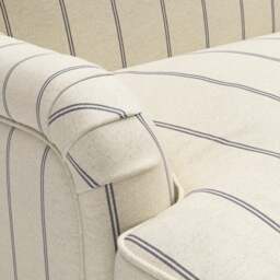 Large 2 Seater Sofa - Charcoal - Compton Stripe - Ashbee - The Cotswold Company - thumbnail 5