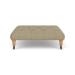 Foot Stool - Green Marl - House Weave - Amelia - The Cotswold Company - thumbnail 2