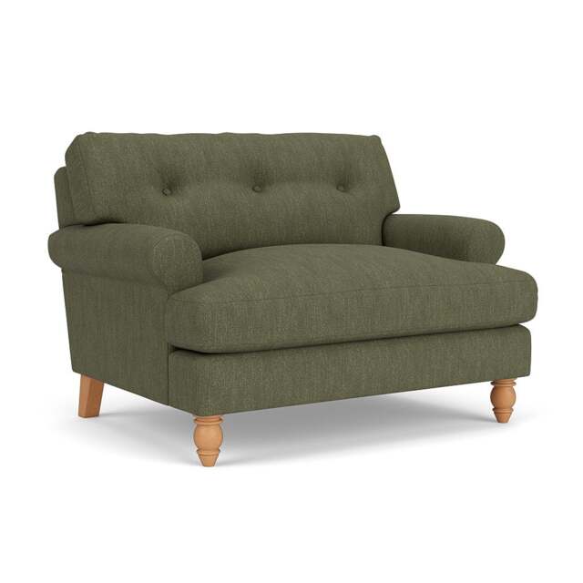 Love Seat - Fern - Luxury Italian Linen - Talbot - The Cotswold Company - image 1