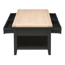 Coffee Table with Drawers - Chester Charcoal - The Cotswold Company - thumbnail 7