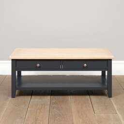 Coffee Table with Drawers - Chester Charcoal - The Cotswold Company - thumbnail 3