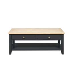 Coffee Table with Drawers - Chester Charcoal - The Cotswold Company - thumbnail 4