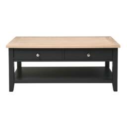 Coffee Table with Drawers - Chester Charcoal - The Cotswold Company - thumbnail 5