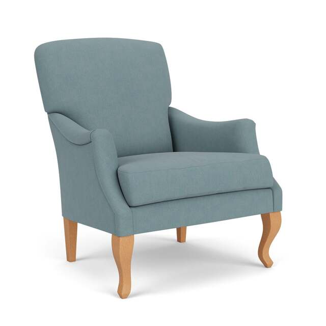 Armchair - Sky blue - House linen mix - Elsie - The Cotswold Company - image 1