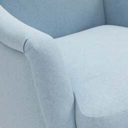 Armchair - Sky blue - House linen mix - Elsie - The Cotswold Company - thumbnail 4