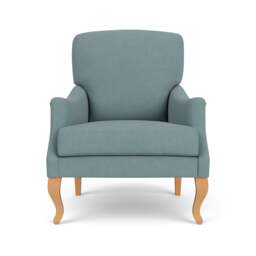 Armchair - Sky blue - House linen mix - Elsie - The Cotswold Company - thumbnail 2