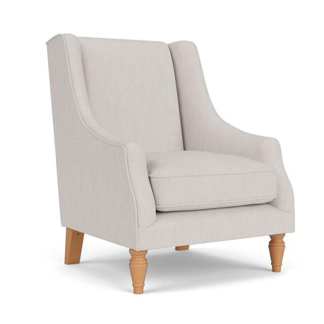 Armchair - Soft White - Luxury Italian Linen - Annie - The Cotswold Company - image 1