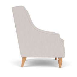 Armchair - Soft White - Luxury Italian Linen - Annie - The Cotswold Company - thumbnail 3