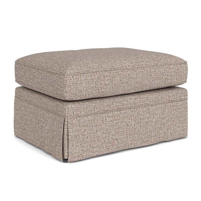 Foot Stool - Natural Mix - Textured Weave - Dawson Small - The Cotswold Company - image 1