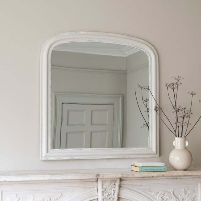 Warm White Overmantel Mirror - Home Accessories - The Cotswold Company - image 1