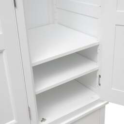 Fairford Soft White Triple Wardrobe - The Cotswold Company - thumbnail 6
