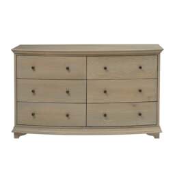 Low and Wide 6 Drawer Chest - Winchcombe Smoked Oak - The Cotswold Company - thumbnail 2