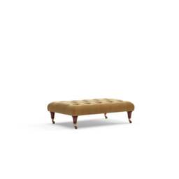 Foot Stool - Mustard - Matt Velvet - Amelia Small - The Cotswold Company - thumbnail 6