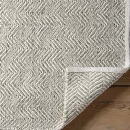 Milton Herringbone Rug Grey 160x230cm - Home Accessories - The Cotswold Company - thumbnail 4