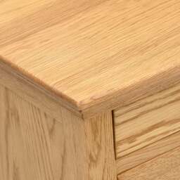 Winchcombe Oiled Oak Dressing Table - The Cotswold Company - thumbnail 7