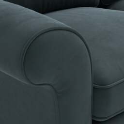 Hurley Sofa Bed 3 Seater - Lake - Matt Velvet - The Cotswold Company - thumbnail 4