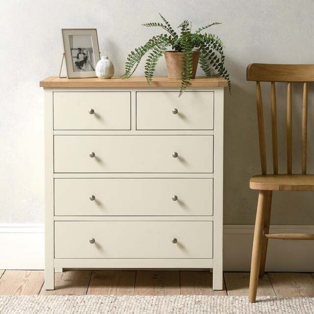 5 Drawer Chest - Simply Cotswold Classic Cream - The Cotswold Company - image 1
