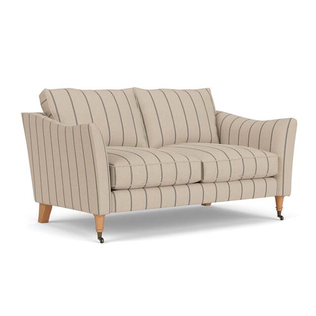 2 Seater Sofa - Charcoal - Compton Stripe - Robinson - The Cotswold Company - image 1