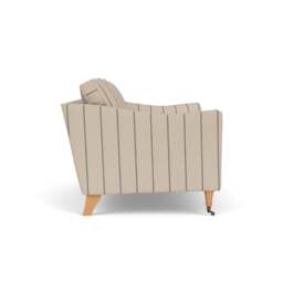2 Seater Sofa - Charcoal - Compton Stripe - Robinson - The Cotswold Company - thumbnail 3