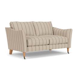 2 Seater Sofa - Charcoal - Compton Stripe - Robinson - The Cotswold Company - thumbnail 1