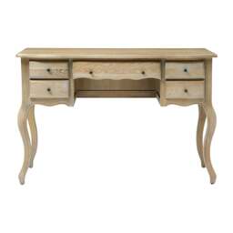 Camille Limewash Oak Dressing Table - The Cotswold Company - thumbnail 5