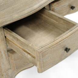 Camille Limewash Oak Dressing Table - The Cotswold Company - thumbnail 7