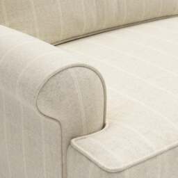 Armchair - Natural - Compton Stripe - Stewart - The Cotswold Company - thumbnail 4
