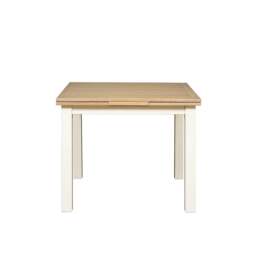 Square Extending Dining Table and 4 Dining Chairs Set - Chester Classic Cream - The Cotswold Company - thumbnail 2