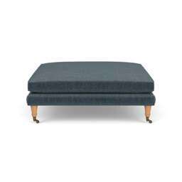Foot Stool - Teal - Eco Chenille - Taylor Small - The Cotswold Company - thumbnail 3