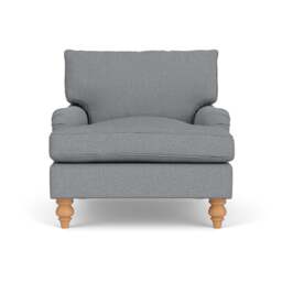Morris Armchair - Blue Marl - House Weave - The Cotswold Company - thumbnail 2
