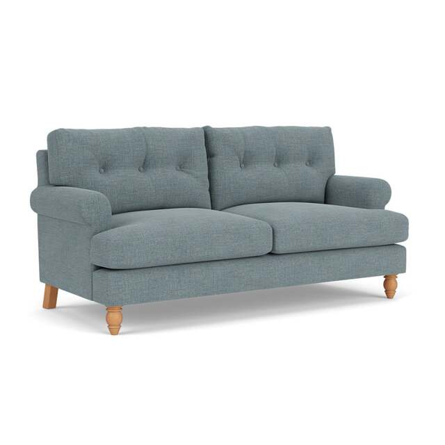 3 Seater Sofa - Teal Marl - Rustic Weave - Talbot - The Cotswold Company - image 1