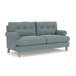 3 Seater Sofa - Teal Marl - Rustic Weave - Talbot - The Cotswold Company - thumbnail 1