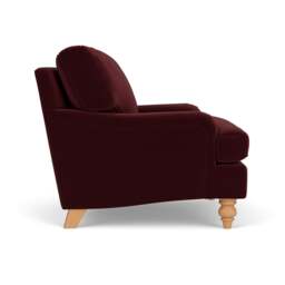Armchair - Dark Rosehip - Matt Velvet - Morris - The Cotswold Company - thumbnail 3