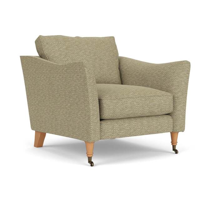 Armchair - Apple - Herringbone Weave - Robinson - The Cotswold Company - image 1