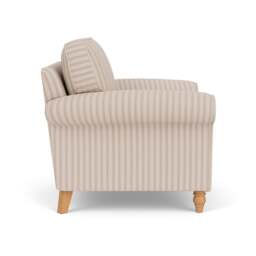 Armchair - Flax - Kingham Stripe - Hurley - The Cotswold Company - thumbnail 3