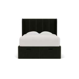 Double Ottoman Storage Bed - Moss - Eco Chenille - Parker - The Cotswold Company - thumbnail 2