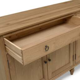 Elkstone Mellow Oak Extra Large Sideboard - The Cotswold Company - thumbnail 6