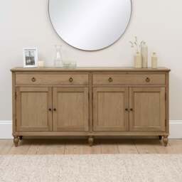Elkstone Mellow Oak Extra Large Sideboard - The Cotswold Company - thumbnail 1