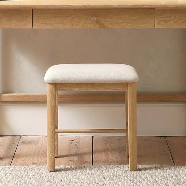 Dressing Table Stool - Berkeley Nordic Oak - The Cotswold Company - image 1