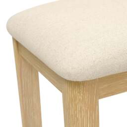 Dressing Table Stool - Berkeley Nordic Oak - The Cotswold Company - thumbnail 5